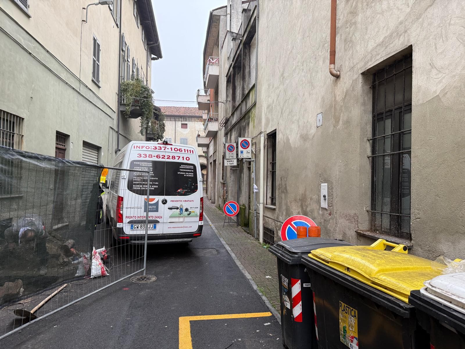 Intervento in cantiere
